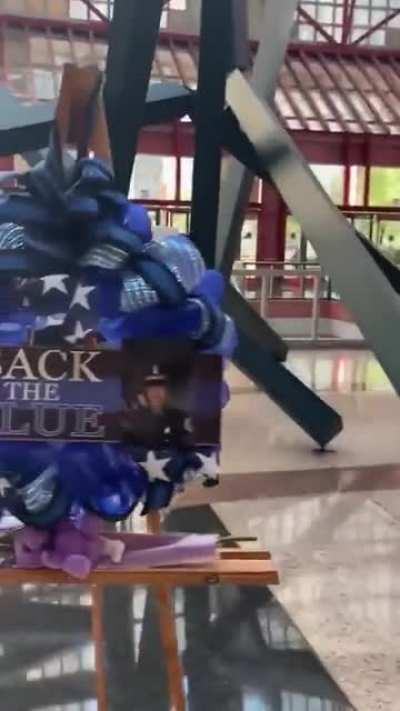 Woman Vandalizes Memorial for Recently Slain Chicago Cop