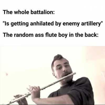 Man Napoleonic wars were savage, fortunately there was the whole band