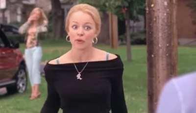 Regina George gets ran over by the Mario bros.