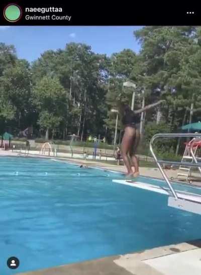 HMC while I flip off a diving board