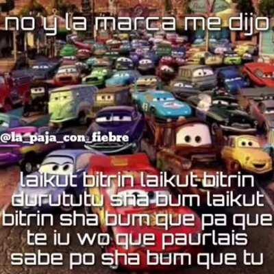 No y la maraca me dijo