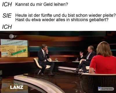 Die kriegt von meinen Reichtum nix ab!!11! Werde jetzt eben selbst gemachter Millionär