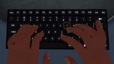 No more touch typing in VR! 