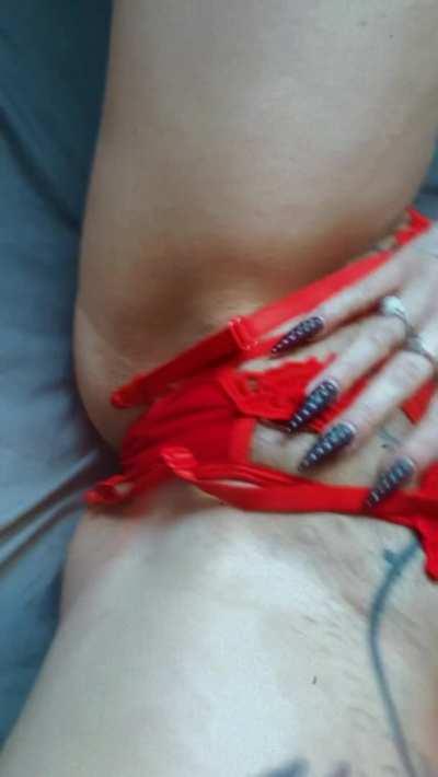 Am I adorable covered in red lace? ;)