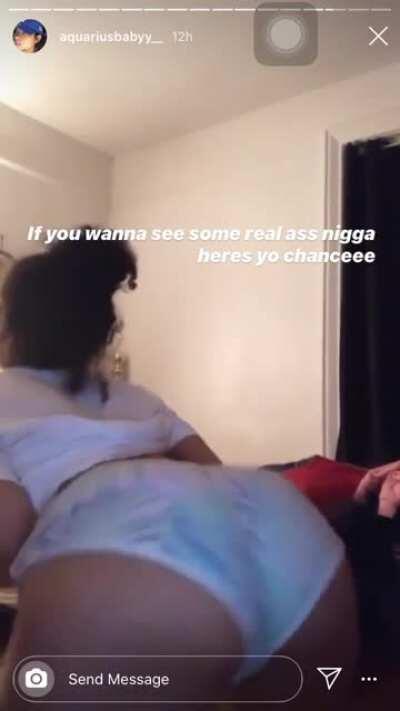 Bx whore IG @aquariusbabyy__ she fucked my bro for a moose knuckle coat 😂🙆🏾‍♂️