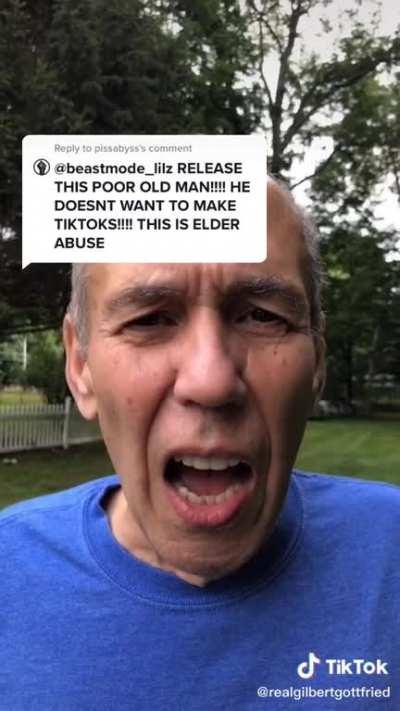 A wholesome TikTok with Gilbert and his kid.