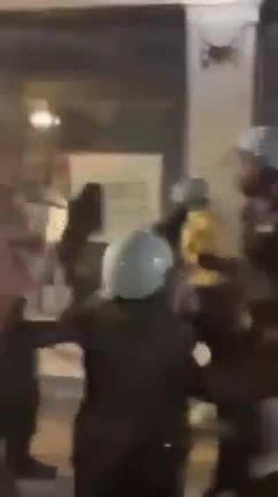 Chicago last night. Random assault on unarmed civilian