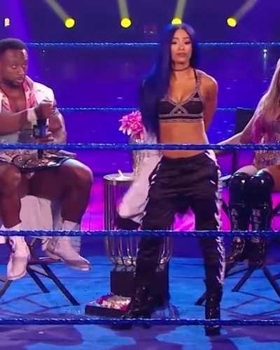 Taking off her jacket