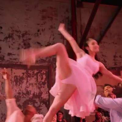 Upskirt from the new season of The D'Amelio Show