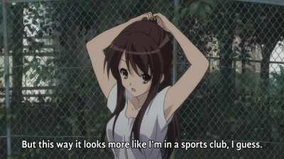 Ponytail [The Disappearance of Haruhi Suzumiya]