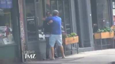 Just Leonardo Dicaprio pretending to be a fan of Jonah Hill