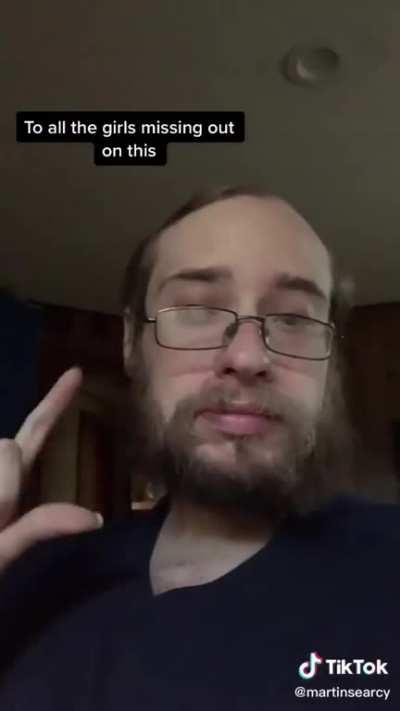 he could be running his long fignernails through your hair ladies but you're playin