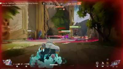 Psylocke Ult somehow hit me