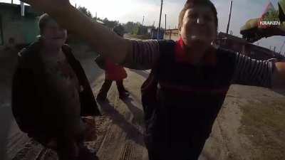 People greet Ukrainian soldiers in liberated Kupyansk and Kivsharivka