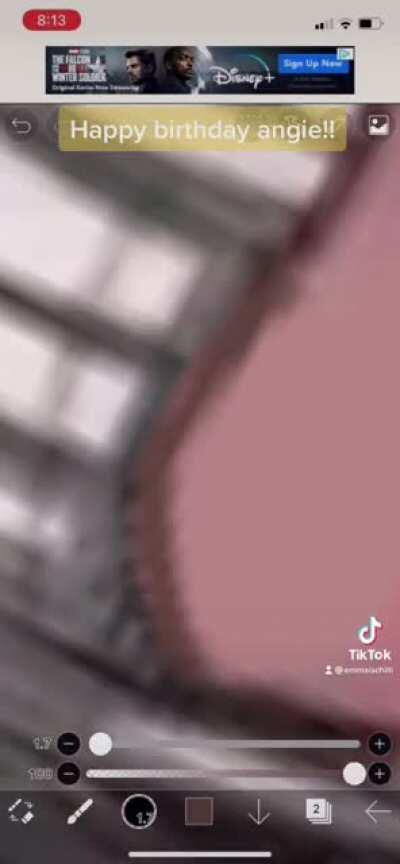 I posted this on tik tok