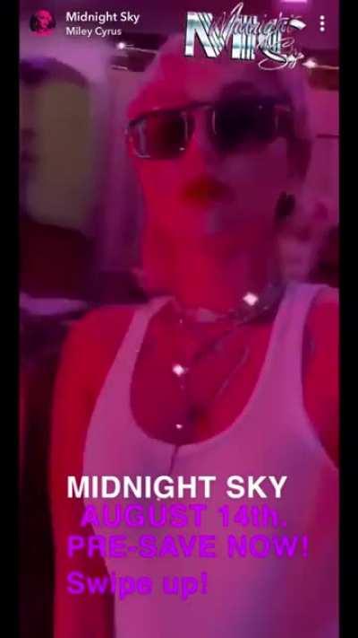 Midnight Sky via Snapchat