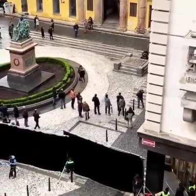 My man caught in 4k!