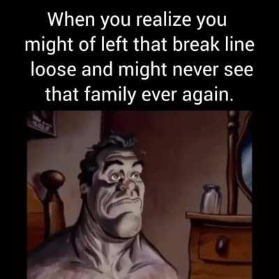 It wasn't my fault...