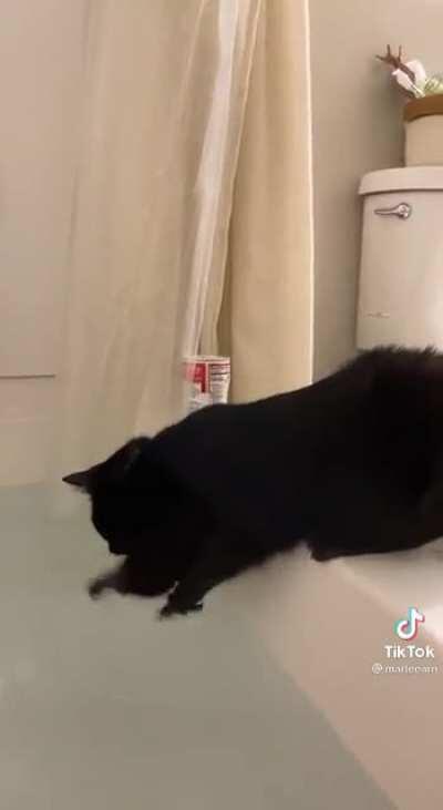 Gotta make sure the bath is safe