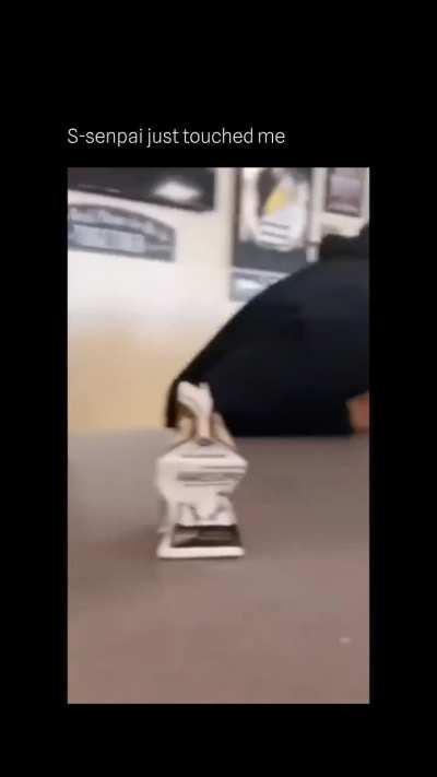 She will never wash that sweater again