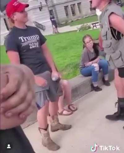 Wonder if she can form English sentences