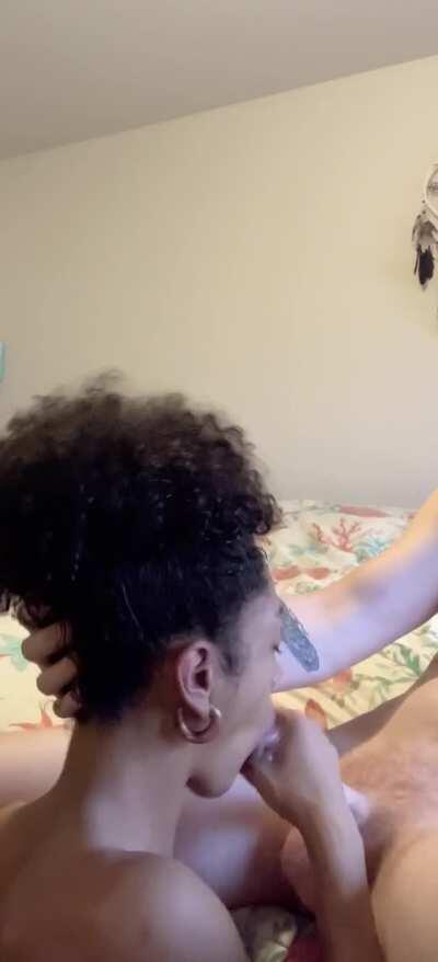 He likes it sloppy 😏