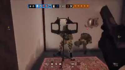 When you get shot by your teammate