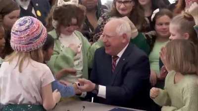 Minnesota Governor Tim Walz signed a law guaranteeing free breakfast and lunch for all students in the state, regardless of parents income