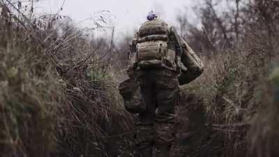 We were in the trenches with Ukrainian soldiers - and a kitten called Olenka. ‘If we win my children will live in freedom’ says Vadym. Then we came under fire…