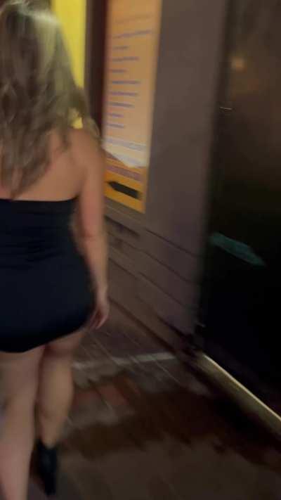 I lost my panties in the club ;) I wonder if anyone noticed hehe