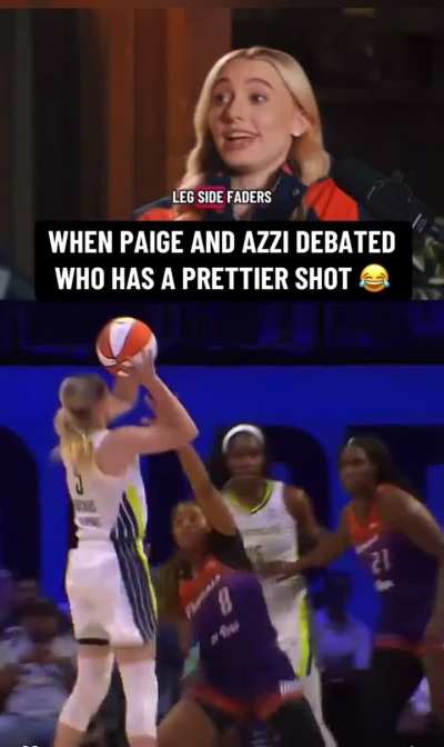 UConn 🌟 Azzi & WNBA ROY Paige debate - who has the best shot👀‼️😜🫶