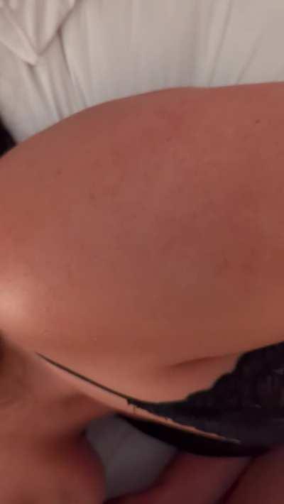 blow job and finger fucking