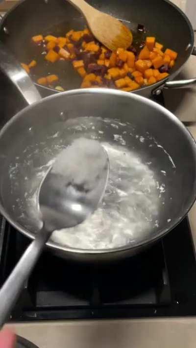 Chorizo Carbonara With Pumpkin and Gorgonzola - An unsuspecting good combination - Great for busy midweek madness