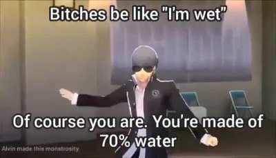 Bro, water is wet