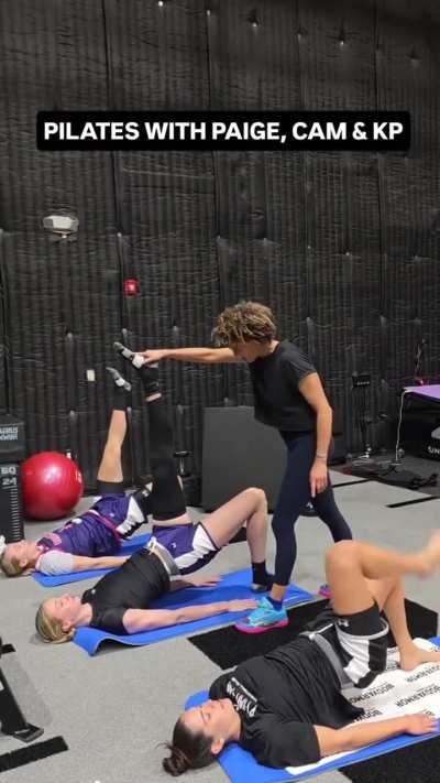Pilates with Paige, Cam, and Kelsey