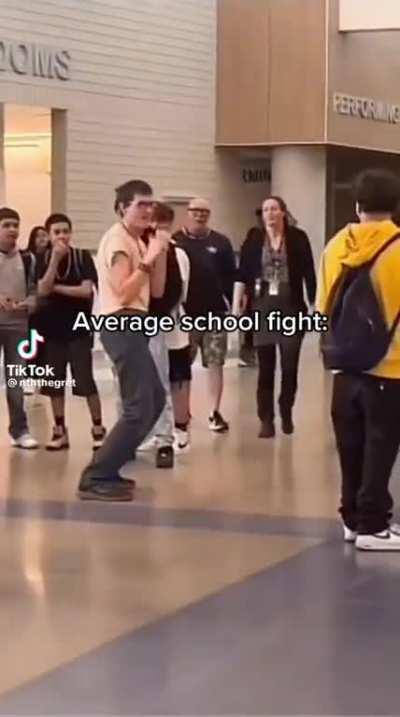 Average school fight