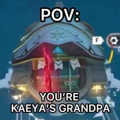 kaeya’s grandpappy 🏴‍☠️(alternatively, POV: YOU’RE BEIDOU)