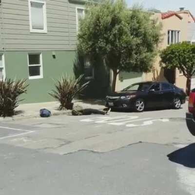 HMB while I skate down this hill without any protective gear