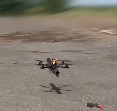 ATGM drones could soon be used against Russia's heavy armour.. Training in progress.. 