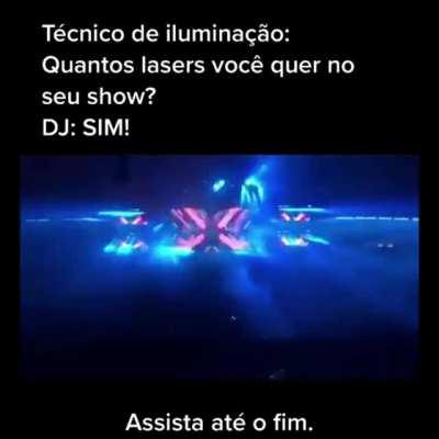 Alerta: muitas luzes piscando