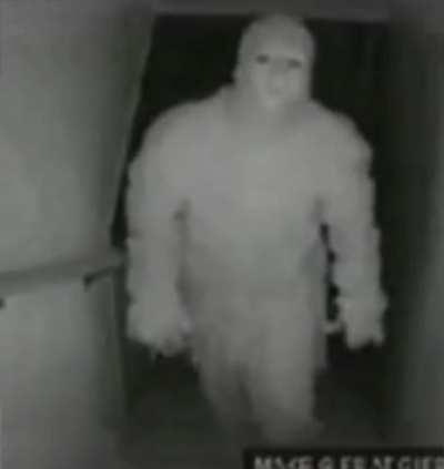 Found Papa on CCTV returning home from the shop.