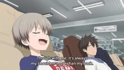 [Clip] Uzaki going to the electronics store [Uzaki-chan wa Asobitai]