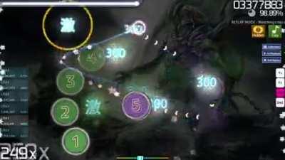 Riviclia hitting spaced streams on EZHD mouse only