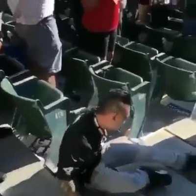 Stumbled upon this… fighting over who should stay or go haha