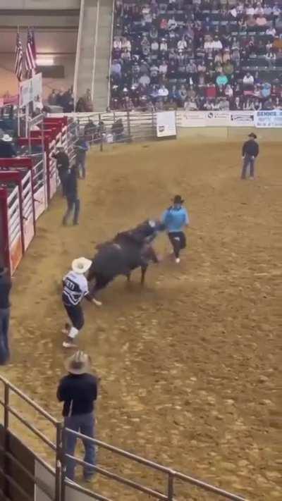 Knocked out with a kick