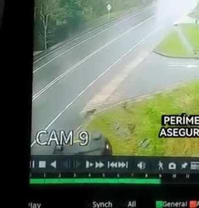 Near miss with a pedestrian but still extreme