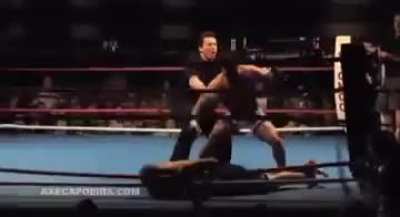 What an insane finish in MMA!