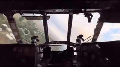 Ukrainian helicopters in action footage