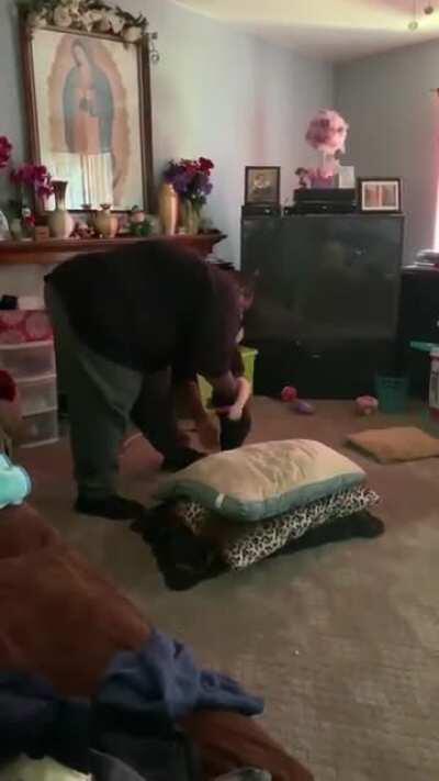 EDP Nearly Snaps His Goddaughter's Neck