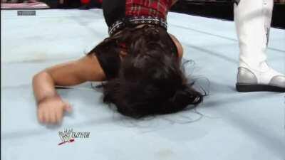 Natalya domining Aj Lee